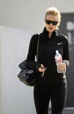 ROSIE HUNTINGTON-WHITELEY Leaves a Gym in Los Angeles 01/02/2018
