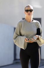 ROSIE HUNTINGTON-WHITELEY Leaves Body by Simone Fitness Club in Los Angeles 01/14/2018