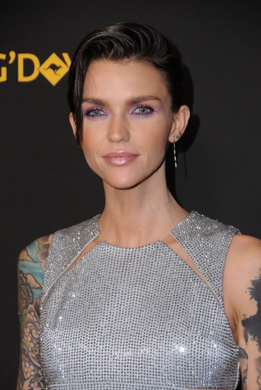 RUBY ROSE at 15th Annual G’Day USA Los Angeles Black Tie Gala 01/27/2018