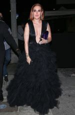RUMER WILLIS Arrives at Poppy Nightclub in Los Angeles 01/07/2018