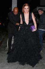RUMER WILLIS Arrives at Poppy Nightclub in Los Angeles 01/07/2018