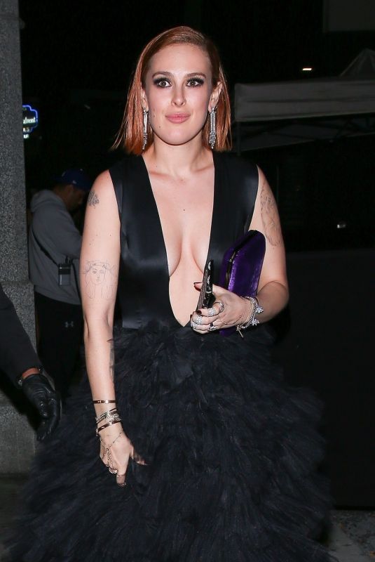 RUMER WILLIS at Poppy Club in West Hollywood 01/08/2018