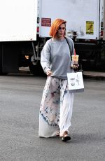 RUMER WILLIS Leaves Alfred Coffee in West Hollywood 01/03/2018