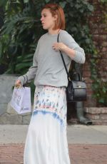 RUMER WILLIS Leaves Alfred Coffee in West Hollywood 01/03/2018