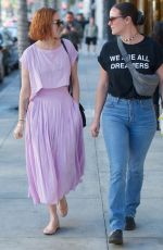 RUMER WILLIS Out and About in Beverly Hills 01/10/2018