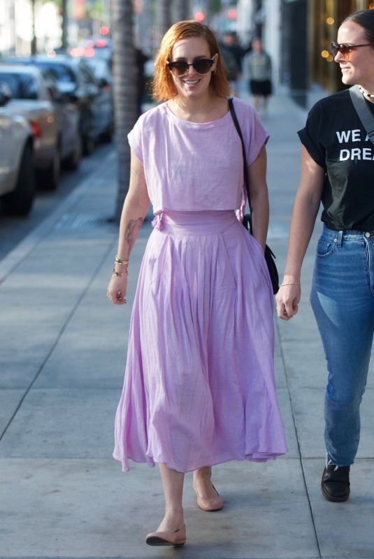 RUMER WILLIS Out and About in Beverly Hills 01/10/2018
