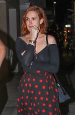 RUMER WILLIS Out for Dinner with a Friend in Beverly Hills 01/12/2018