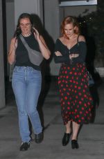 RUMER WILLIS Out for Dinner with a Friend in Beverly Hills 01/12/2018