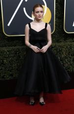 SADIE SINK at 75th Annual Golden Globe Awards in Beverly Hills 01/07/2018