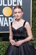 SADIE SINK at 75th Annual Golden Globe Awards in Beverly Hills 01/07/2018