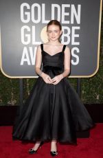 SADIE SINK at 75th Annual Golden Globe Awards in Beverly Hills 01/07/2018