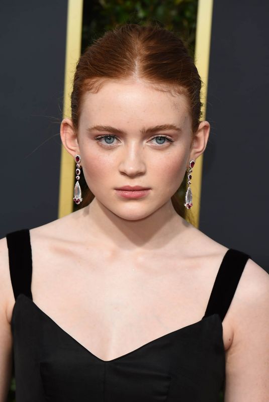 SADIE SINK at 75th Annual Golden Globe Awards in Beverly Hills 01/07/2018