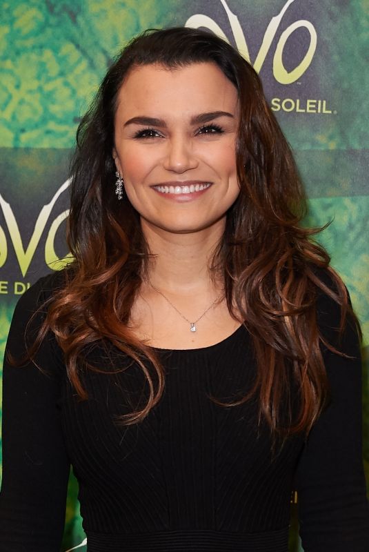 SAMANTHA BARKS at Cirque Du Soleil Ovo Premiere in London 01/10/2018