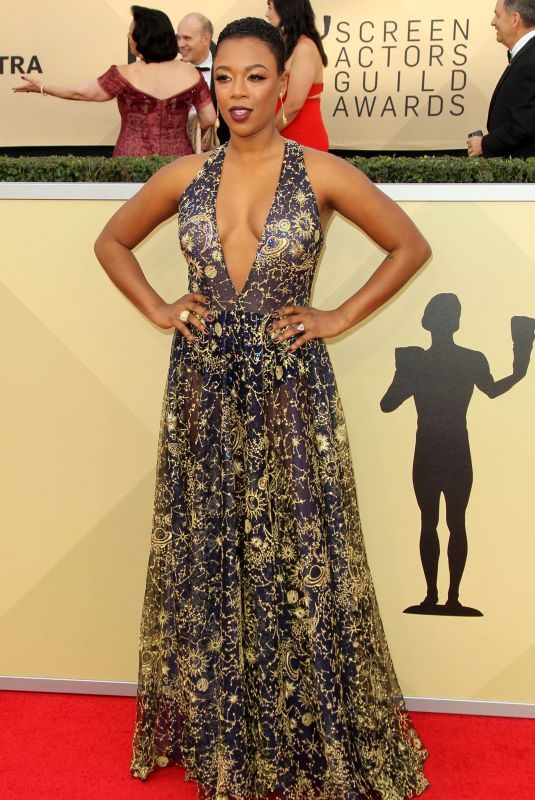 SAMIRA WILEY at Screen Actors Guild Awards 2018 in Los Angeles 01/21/2018