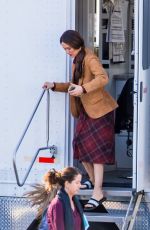 SANDRA BULLOCK and SARAH PAULSON on the Set ofBird Box in Los Angeles 01/13/2018
