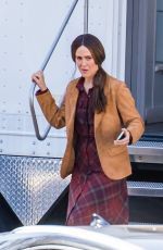 SANDRA BULLOCK and SARAH PAULSON on the Set ofBird Box in Los Angeles 01/13/2018