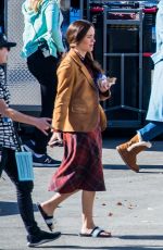 SANDRA BULLOCK and SARAH PAULSON on the Set ofBird Box in Los Angeles 01/13/2018
