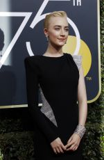SAOIRSE RONAN at 75th Annual Golden Globe Awards in Beverly Hills 01/07/2018