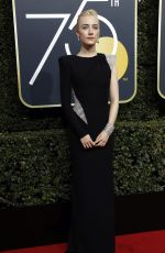 SAOIRSE RONAN at 75th Annual Golden Globe Awards in Beverly Hills 01/07/2018