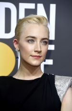 SAOIRSE RONAN at 75th Annual Golden Globe Awards in Beverly Hills 01/07/2018