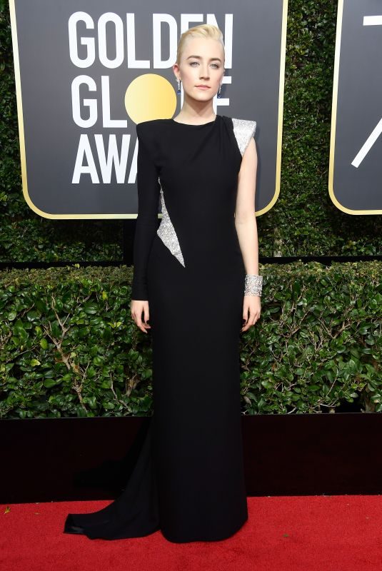 SAOIRSE RONAN at 75th Annual Golden Globe Awards in Beverly Hills 01/07/2018