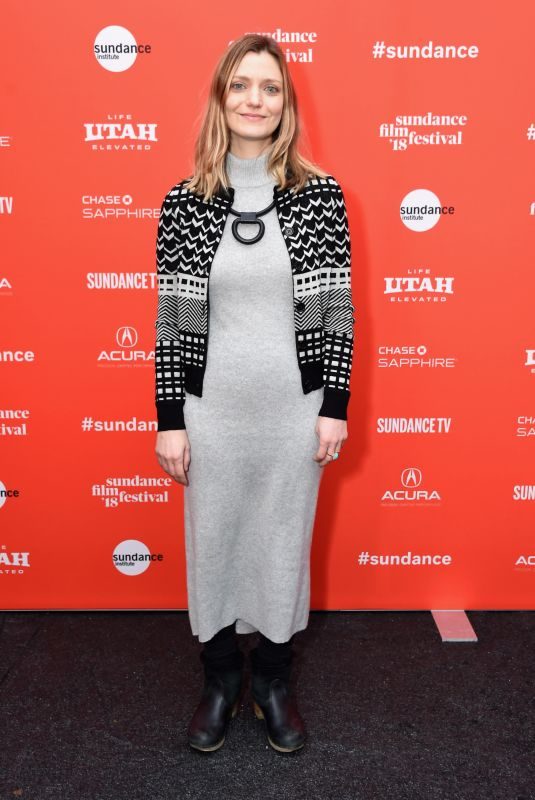 SARA COLANGELO at Un Traductor Premiere at 2018 Sundance Film Festival in Park City 01/19/2018