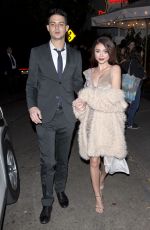SARAH HYLAND and Wells Adam Leaves a Private Party in West Hollywood 01/2018
