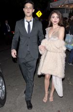 SARAH HYLAND and Wells Adam Leaves a Private Party in West Hollywood 01/2018