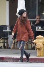 SARAH HYLAND and Wells Adams Out for Coffee in Los Angeles 01/09/2018