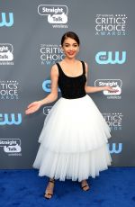 SARAH HYLAND at 2018 Critics’ Choice Awards in Santa Monica 01/11/2018