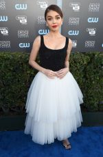 SARAH HYLAND at 2018 Critics’ Choice Awards in Santa Monica 01/11/2018