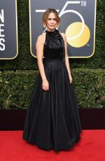 SARAH PAULSON at 75th Annual Golden Globe Awards in Beverly Hills 01/07/2018