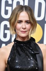 SARAH PAULSON at 75th Annual Golden Globe Awards in Beverly Hills 01/07/2018