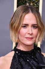 SARAH PAULSON at 75th Annual Golden Globe Awards in Beverly Hills 01/07/2018