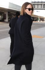 SARAH PAULSON at Los Angeles International Airport 01/02/2018