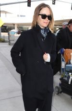 SARAH PAULSON at Los Angeles International Airport 01/02/2018