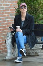 SARAH SILVERMAN Out for Coffee in New York 01/11/2018