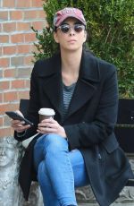 SARAH SILVERMAN Out for Coffee in New York 01/11/2018