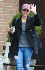 SARAH SILVERMAN Out for Coffee in New York 01/11/2018