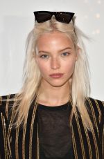 SASHA LUSS at Balmain Homme Show at Paris Fashion Week 01/20/2018