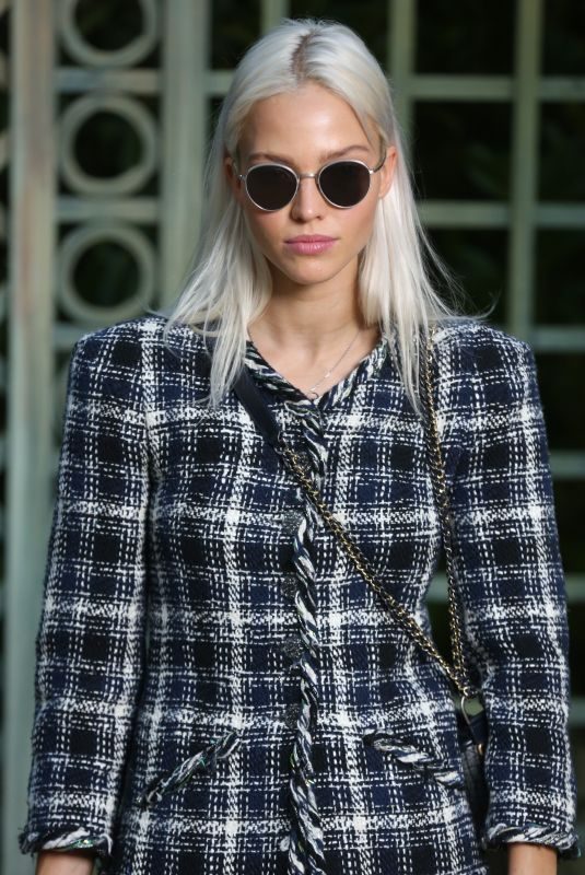 SASHA LUSS at Chanel Show at Spring/Summer 2018 Haute Couture Fashion Week in Paris 01/23/2018