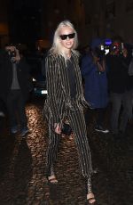 SASHA LUSS Out and About in Paris 01/20/2018