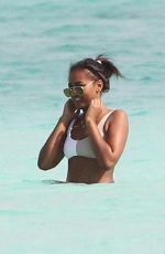 SASHA OBAMA in Bikini at a Beach in Cancun 01/14/2018