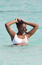 SASHA OBAMA in Bikini at a Beach in Cancun 01/14/2018