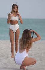 SAVANNAH @sassysavss CACHE and HANNAH MAHANTI in Swimsuits on the Beach in Miami 01/18/2018