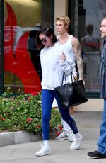 SELENA GOMEZ and Justin Bieber Leaves Pilates Studio in West Hollywood 01/03/2018