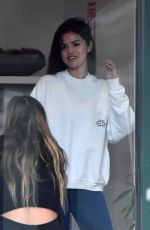 SELENA GOMEZ and Justin Bieber Leaves Pilates Studio in West Hollywood 01/03/2018