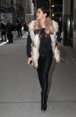 SELENA GOMEZ Heading to a Recording Studio in New York 01/16/2018