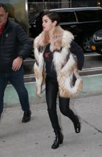 SELENA GOMEZ Heading to a Recording Studio in New York 01/16/2018