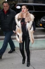SELENA GOMEZ Heading to a Recording Studio in New York 01/16/2018